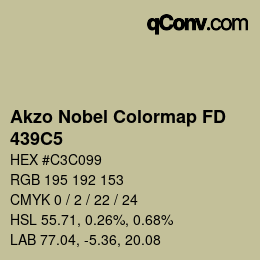 Color code: Akzo Nobel Colormap FD - 439C5 | qconv.com