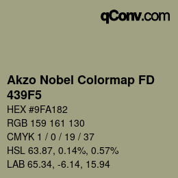 Color code: Akzo Nobel Colormap FD - 439F5 | qconv.com