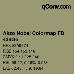 Color code: Akzo Nobel Colormap FD - 439G6 | qconv.com