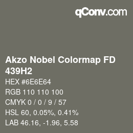 Color code: Akzo Nobel Colormap FD - 439H2 | qconv.com