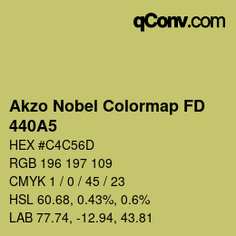 Color code: Akzo Nobel Colormap FD - 440A5 | qconv.com