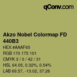 Color code: Akzo Nobel Colormap FD - 440B3 | qconv.com