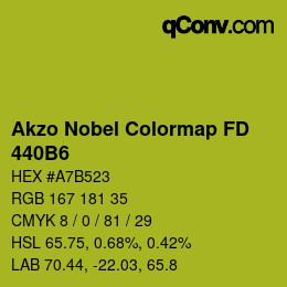 Color code: Akzo Nobel Colormap FD - 440B6 | qconv.com