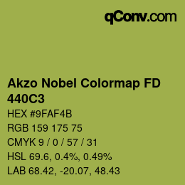 Color code: Akzo Nobel Colormap FD - 440C3 | qconv.com