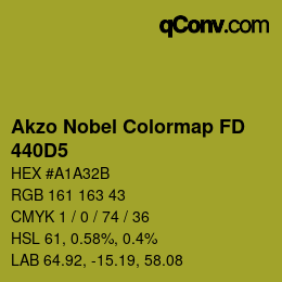 Color code: Akzo Nobel Colormap FD - 440D5 | qconv.com