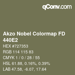 Color code: Akzo Nobel Colormap FD - 440E2 | qconv.com