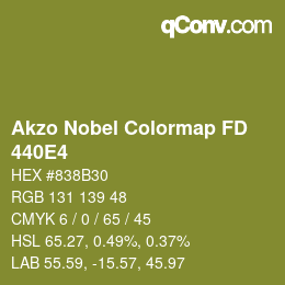 Color code: Akzo Nobel Colormap FD - 440E4 | qconv.com