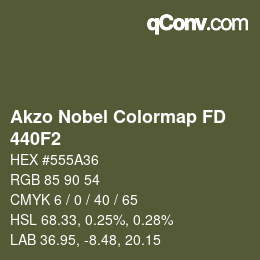 Color code: Akzo Nobel Colormap FD - 440F2 | qconv.com