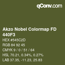 Color code: Akzo Nobel Colormap FD - 440F3 | qconv.com