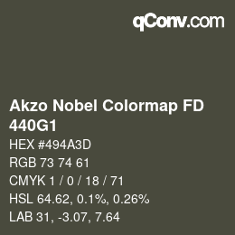 Farbcode: Akzo Nobel Colormap FD - 440G1 | qconv.com