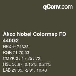 Color code: Akzo Nobel Colormap FD - 440G2 | qconv.com