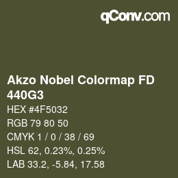 Color code: Akzo Nobel Colormap FD - 440G3 | qconv.com