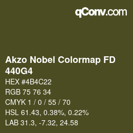 カラーコード: Akzo Nobel Colormap FD - 440G4 | qconv.com