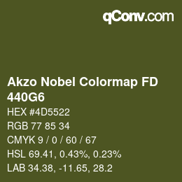 Color code: Akzo Nobel Colormap FD - 440G6 | qconv.com