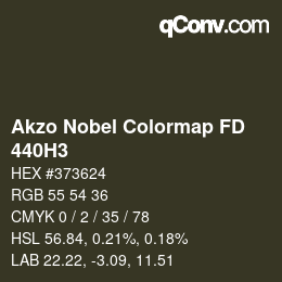 カラーコード: Akzo Nobel Colormap FD - 440H3 | qconv.com