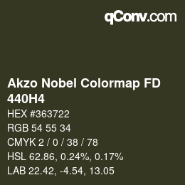 Color code: Akzo Nobel Colormap FD - 440H4 | qconv.com