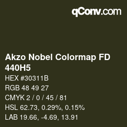 Farbcode: Akzo Nobel Colormap FD - 440H5 | qconv.com