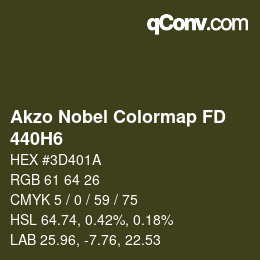 Farbcode: Akzo Nobel Colormap FD - 440H6 | qconv.com