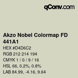 Color code: Akzo Nobel Colormap FD - 441A1 | qconv.com