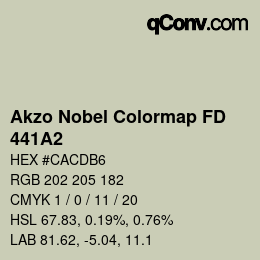 Code couleur: Akzo Nobel Colormap FD - 441A2 | qconv.com