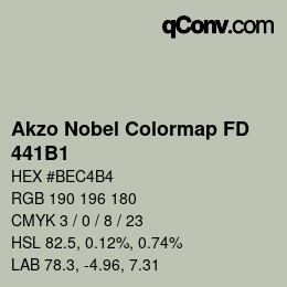 Code couleur: Akzo Nobel Colormap FD - 441B1 | qconv.com