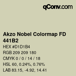カラーコード: Akzo Nobel Colormap FD - 441B2 | qconv.com