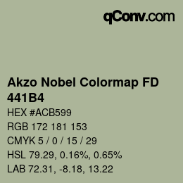 Color code: Akzo Nobel Colormap FD - 441B4 | qconv.com