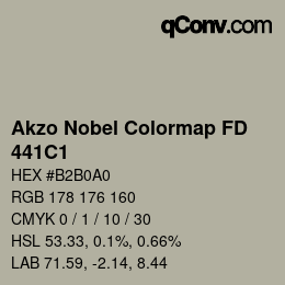 カラーコード: Akzo Nobel Colormap FD - 441C1 | qconv.com