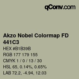 Color code: Akzo Nobel Colormap FD - 441C3 | qconv.com