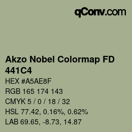 Color code: Akzo Nobel Colormap FD - 441C4 | qconv.com