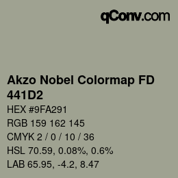 Color code: Akzo Nobel Colormap FD - 441D2 | qconv.com