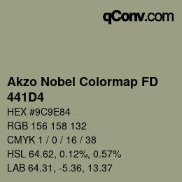 Código de color: Akzo Nobel Colormap FD - 441D4 | qconv.com