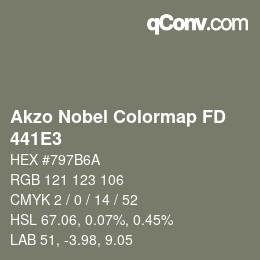 Color code: Akzo Nobel Colormap FD - 441E3 | qconv.com