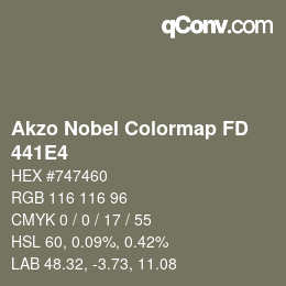 カラーコード: Akzo Nobel Colormap FD - 441E4 | qconv.com