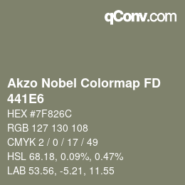 カラーコード: Akzo Nobel Colormap FD - 441E6 | qconv.com
