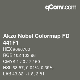 Color code: Akzo Nobel Colormap FD - 441F1 | qconv.com