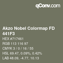Color code: Akzo Nobel Colormap FD - 441F3 | qconv.com