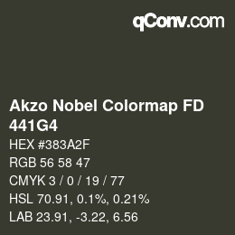 カラーコード: Akzo Nobel Colormap FD - 441G4 | qconv.com