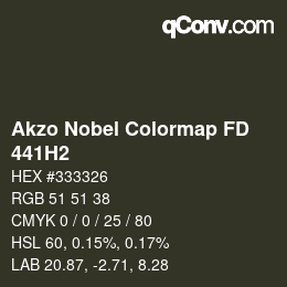 Color code: Akzo Nobel Colormap FD - 441H2 | qconv.com