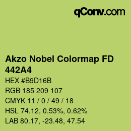 Color code: Akzo Nobel Colormap FD - 442A4 | qconv.com