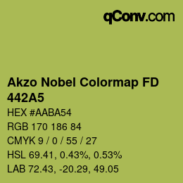 Code couleur: Akzo Nobel Colormap FD - 442A5 | qconv.com