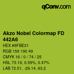 Código de color: Akzo Nobel Colormap FD - 442A6 | qconv.com