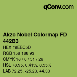 Color code: Akzo Nobel Colormap FD - 442B3 | qconv.com