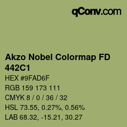 Code couleur: Akzo Nobel Colormap FD - 442C1 | qconv.com