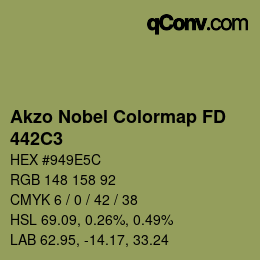 Code couleur: Akzo Nobel Colormap FD - 442C3 | qconv.com