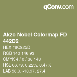 Color code: Akzo Nobel Colormap FD - 442D2 | qconv.com