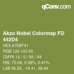 Farbcode: Akzo Nobel Colormap FD - 442D4 | qconv.com