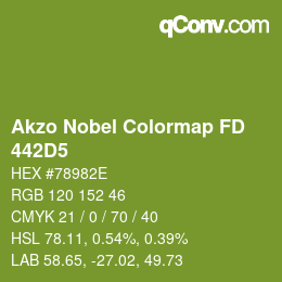 Code couleur: Akzo Nobel Colormap FD - 442D5 | qconv.com