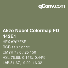 Color code: Akzo Nobel Colormap FD - 442E1 | qconv.com