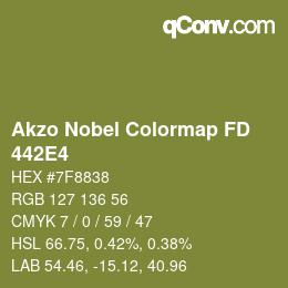 カラーコード: Akzo Nobel Colormap FD - 442E4 | qconv.com